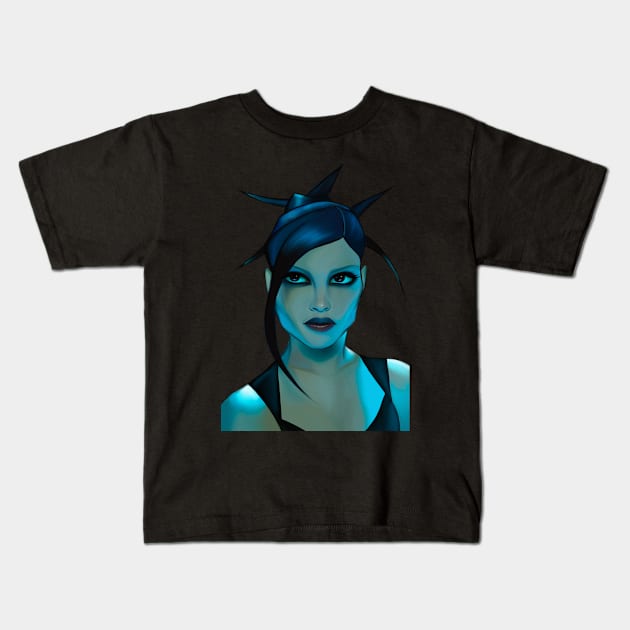 Alt Girl Kids T-Shirt by star girl